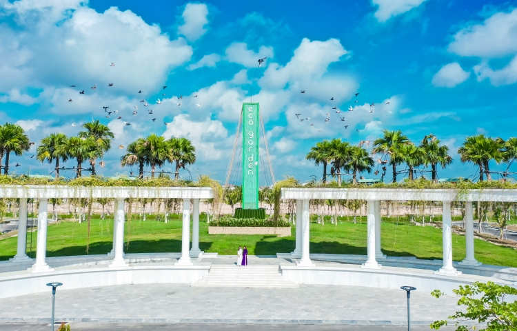 Sắc thu trên Ecogarden Huế